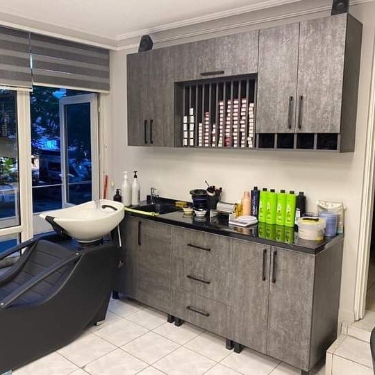 Kuaför Laboratuvar Dolapları